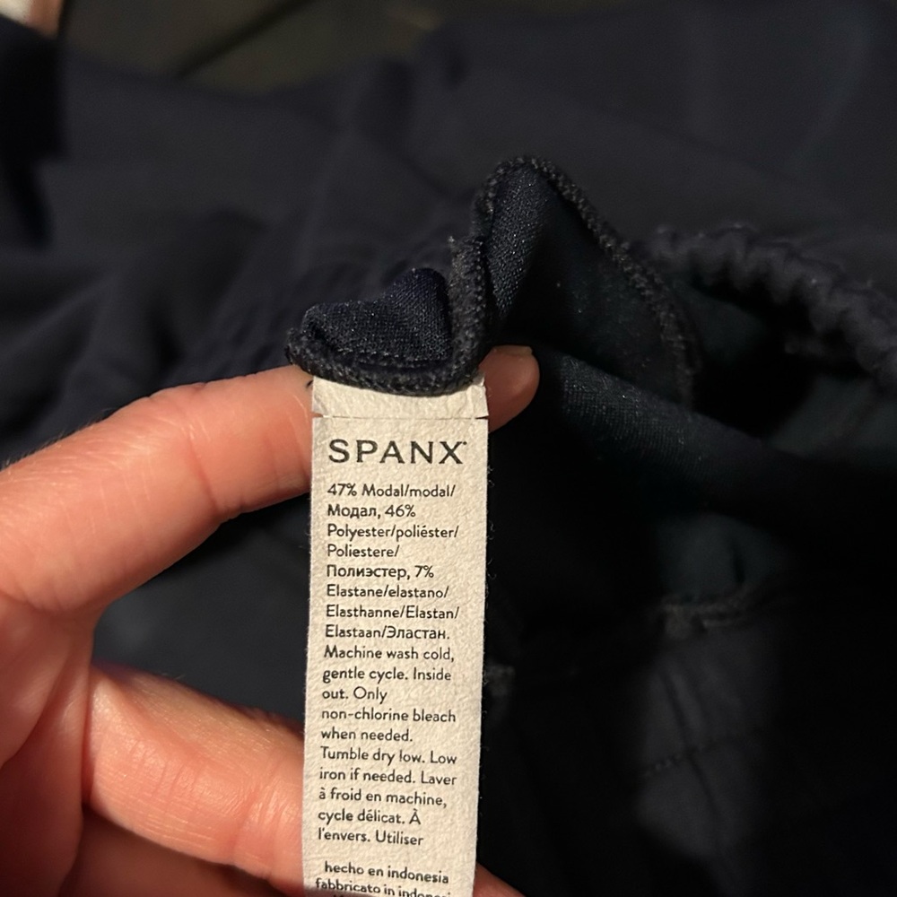 SPANX navy blue Wide Leg Pants - Picture 9 of 10